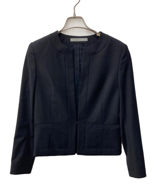 theory luxe（セオリーリュクス）theory luxe (セオリーリュクス) ノーカラージャケット ブラック サイズ:36の古着・服飾アイテム