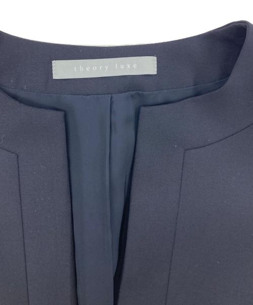 theory luxe（セオリーリュクス）theory luxe (セオリーリュクス) ノーカラージャケット ブラック サイズ:36の古着・服飾アイテム