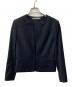 theory luxe（セオリーリュクス）の古着「ノーカラージャケット」｜ブラック