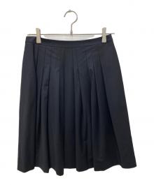 theory luxe（セオリーリュクス）の古着「Executive Aiden プリーツスカート」｜ネイビー