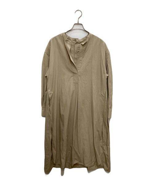 Curensology（カレンソロジー）Curensology (カレンソロジー) 長袖ワンピース ベージュ サイズ:Freeの古着・服飾アイテム