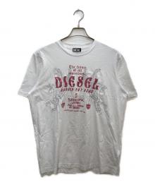 DIESEL（ディーゼル）の古着「半袖プリントTシャツ」｜ホワイト