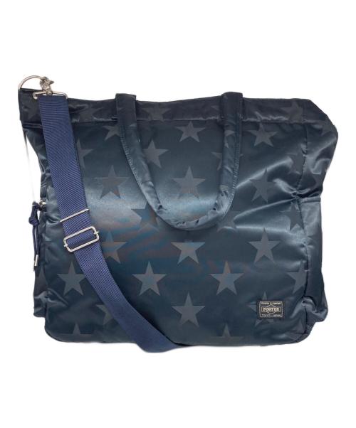 PORTER（ポーター）PORTER (ポーター) 2WAY TOTE BAG ネイビーの古着・服飾アイテム