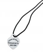 TIFFANY & Co.ティファニー）の古着「プラスチックリターントゥ ハートタグネックレス」｜ホワイト