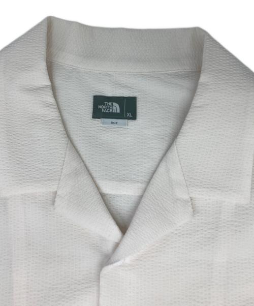 THE NORTH FACE（ザ ノース フェイス）THE NORTH FACE (ザ ノース フェイス) S/S シアサッカーベントメッシュシャツ ホワイト サイズ:ＸＬの古着・服飾アイテム