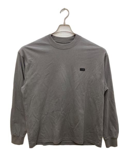 THE NORTH FACE（ザ ノース フェイス）THE NORTH FACE (ザ ノース フェイス) L/S ROCK STEADY TEE グレー サイズ:Ｍの古着・服飾アイテム