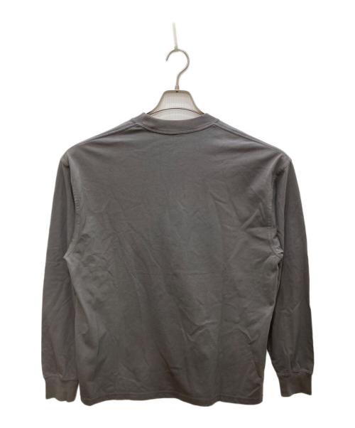 THE NORTH FACE（ザ ノース フェイス）THE NORTH FACE (ザ ノース フェイス) L/S ROCK STEADY TEE グレー サイズ:Ｍの古着・服飾アイテム