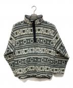 L.L.Beanエルエルビーン）の古着「総柄フリースプルオーバー」｜グレー