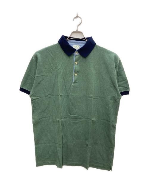 L.L.Bean（エルエルビーン）L.L.Bean (エルエルビーン) 鹿の子ポロシャツ グリーン サイズ:Lの古着・服飾アイテム