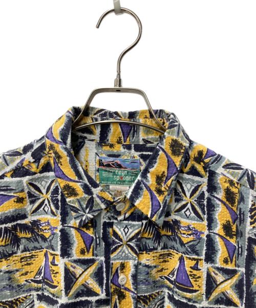 reyn spooner（レイン スプナー）reyn spooner (レイン スプナー) シアサッカーアロハシャツ イエロー サイズ:M 未使用品の古着・服飾アイテム