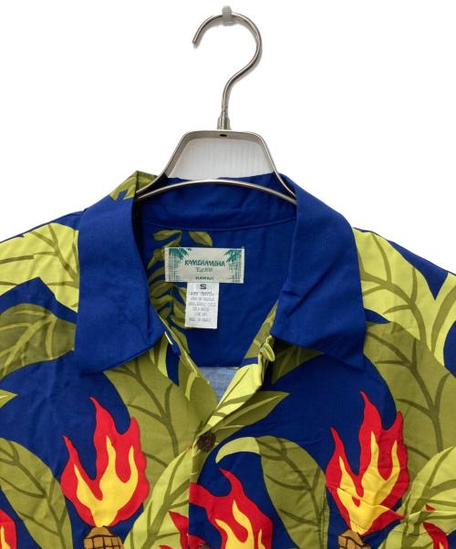 KAMEHAMEHA（カメハメハ）KAMEHAMEHA (カメハメハ) アロハシャツ ブルー サイズ:S 未使用品の古着・服飾アイテム
