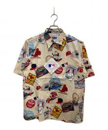reyn spooner×MAJOR LEAGUE（レイン スプナー×メジャーリーグ）の古着「アロハシャツ」｜ベージュ