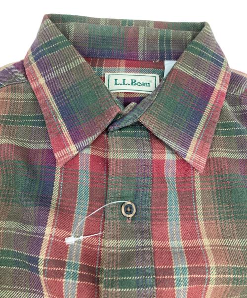 L.L.Bean（エルエルビーン）L.L.Bean (エルエルビーン) 90’sネルシャツ レッド サイズ:Mの古着・服飾アイテム