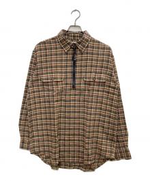 L.L.Bean（エルエルビーン）の古着「90’sハーフジップシャツ」｜ベージュ