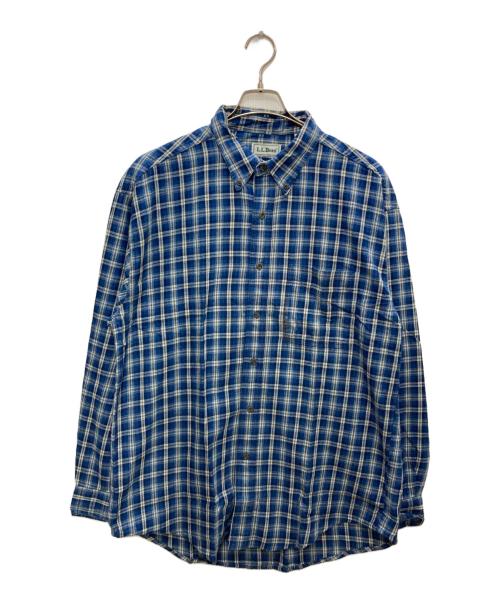 L.L.Bean（エルエルビーン）L.L.Bean (エルエルビーン) 90’sチェックシャツ ブルー サイズ:Ｌの古着・服飾アイテム