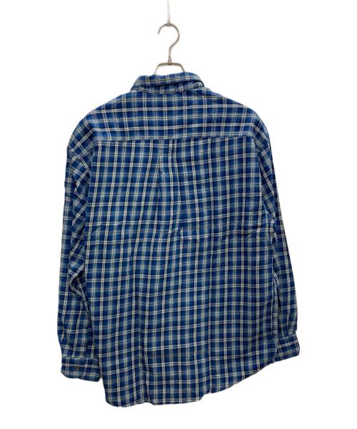 L.L.Bean（エルエルビーン）L.L.Bean (エルエルビーン) 90’sチェックシャツ ブルー サイズ:Ｌの古着・服飾アイテム