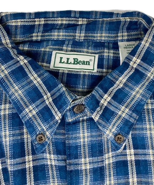 L.L.Bean（エルエルビーン）L.L.Bean (エルエルビーン) 90’sチェックシャツ ブルー サイズ:Ｌの古着・服飾アイテム