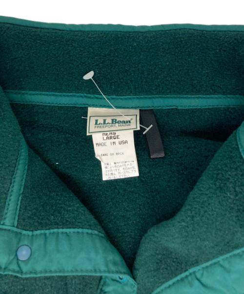 L.L.Bean（エルエルビーン）L.L.Bean (エルエルビーン) 80’sフリースプルオーバージャケット グリーン サイズ:SIZE Lの古着・服飾アイテム