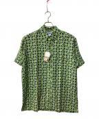 reyn spoonerレイン スプナー）の古着「アロハシャツ」｜黄緑