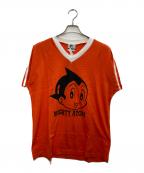 Mighty Atomマイティーアトム）の古着「プリントTシャツ」｜オレンジ