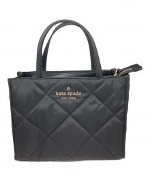 Kate Spade（ケイトスペード）の古着「ワトソン レーン キルト サム ショルダーバッグ」｜ブラック