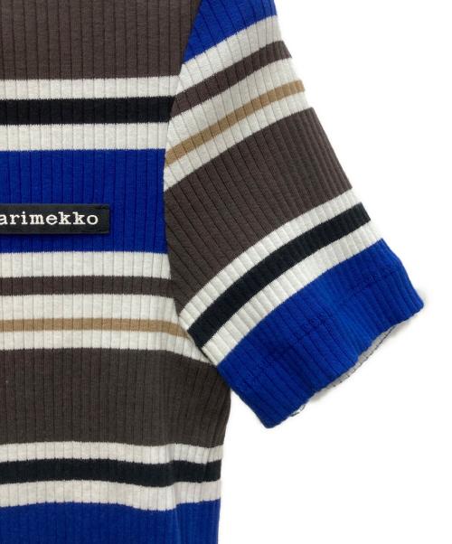 marimekko（マリメッコ）marimekko (マリメッコ) 半袖ニット ブラウン サイズ:Ｓ　の古着・服飾アイテム