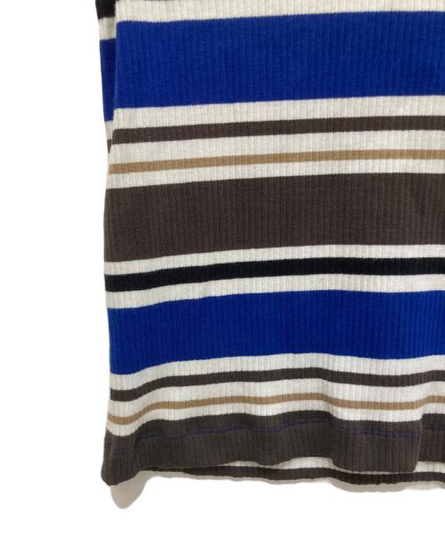 marimekko（マリメッコ）marimekko (マリメッコ) 半袖ニット ブラウン サイズ:Ｓ　の古着・服飾アイテム