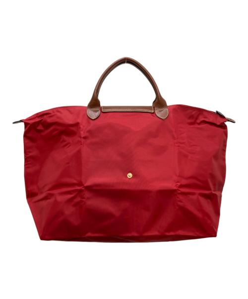 LONGCHAMP（ロンシャン）LONGCHAMP (ロンシャン) ルプリアージュ ラージハンドバッグ レッドの古着・服飾アイテム