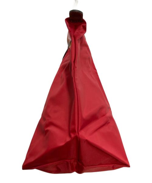 LONGCHAMP（ロンシャン）LONGCHAMP (ロンシャン) ルプリアージュ ラージハンドバッグ レッドの古着・服飾アイテム