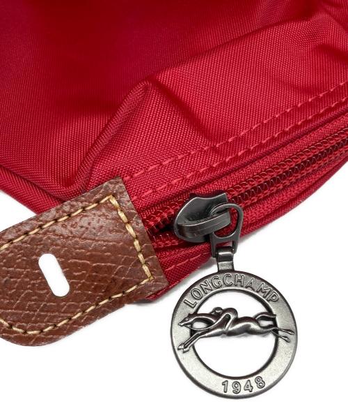 LONGCHAMP（ロンシャン）LONGCHAMP (ロンシャン) ルプリアージュ ラージハンドバッグ レッドの古着・服飾アイテム