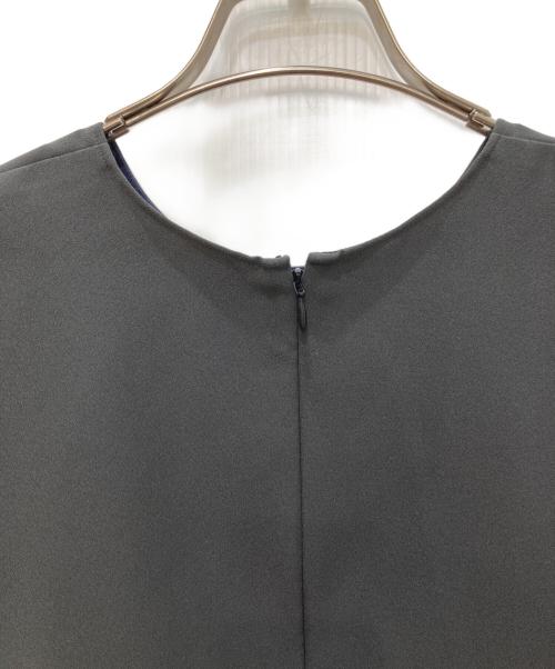 Demi-Luxe Beams（デミルクス ビームス）Demi-Luxe Beams (デミルクス ビームス) ジョーゼット フレア ブラウス グレー サイズ:FREEの古着・服飾アイテム