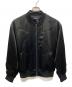 projectR（プロジェクトアール）の古着「SATIN ZIP BLOUSON」｜ブラック