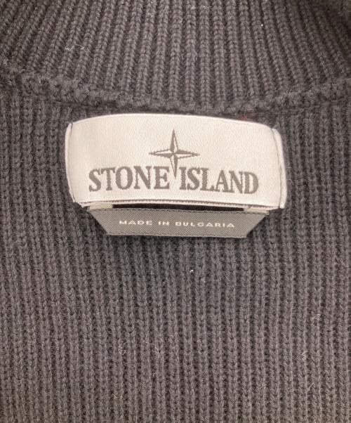 STONE ISLAND（ストーンアイランド）STONE ISLAND (ストーンアイランド) Stone Island Zip Cardigan ブラック サイズ:Mの古着・服飾アイテム
