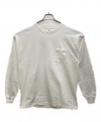 KAPTAIN SUNSHINEキャプテンサンシャイン）の古着「West Coast Long Sleeved Tee」｜ホワイト