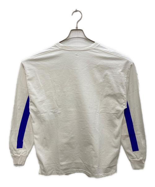 KAPTAIN SUNSHINE（キャプテンサンシャイン）KAPTAIN SUNSHINE (キャプテンサンシャイン) West Coast Long Sleeved Tee ホワイト サイズ:40の古着・服飾アイテム