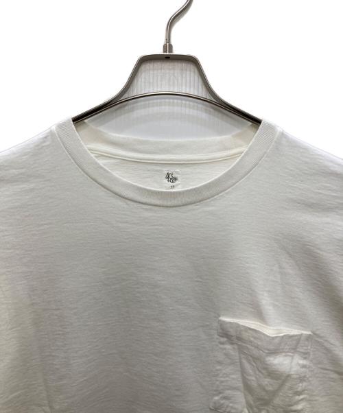 KAPTAIN SUNSHINE（キャプテンサンシャイン）KAPTAIN SUNSHINE (キャプテンサンシャイン) West Coast Long Sleeved Tee ホワイト サイズ:40の古着・服飾アイテム