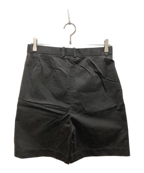 H BEAUTY&YOUTH（エイチ ビューティー&ユース）H BEAUTY&YOUTH (エイチ ビューティー&ユース) NIDOM SATIN 2P WIDE SHORT PANTS ブラック サイズ:Ｓの古着・服飾アイテム