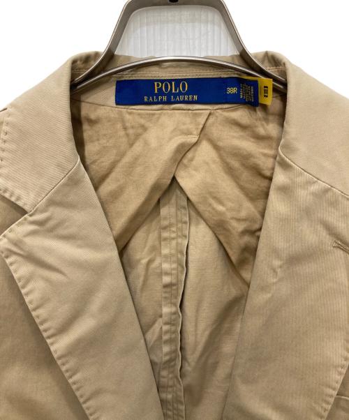 POLO RALPH LAUREN（ポロ・ラルフローレン）POLO RALPH LAUREN (ポロ・ラルフローレン) MODERN FIT テーラードジャケット ベージュ サイズ:38の古着・服飾アイテム