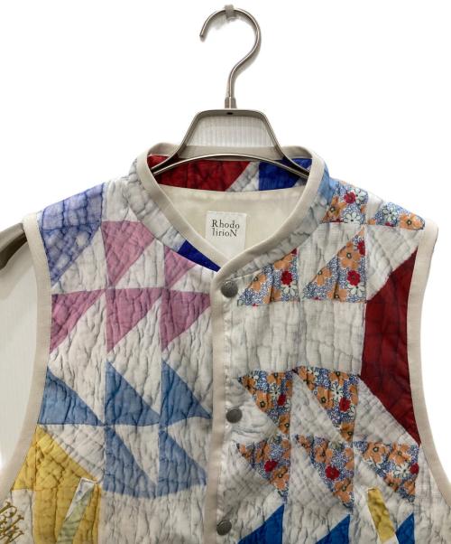 RHODOLIRION（ロドリリオン）RHODOLIRION (ロドリリオン) Padding Vest ホワイト サイズ:Ｓの古着・服飾アイテム