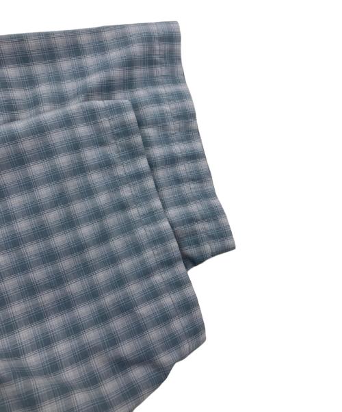 NICE WEATHER（ナイスウェザー）NICE WEATHER (ナイスウェザー) チェックショートスリーブシャツ グレー サイズ:Mの古着・服飾アイテム