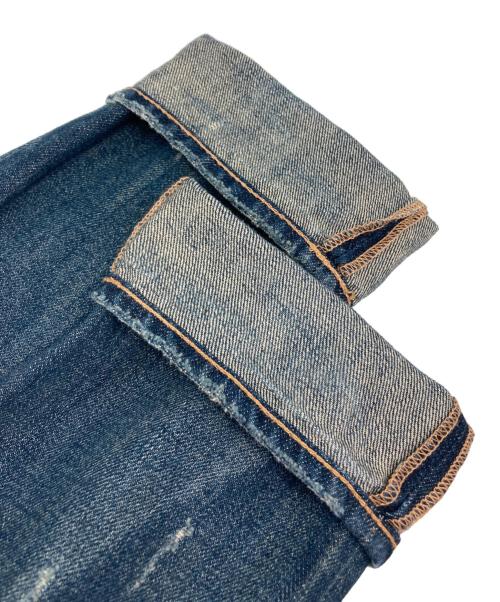 POLO RALPH LAUREN（ポロ・ラルフローレン）POLO RALPH LAUREN (ポロ・ラルフローレン) パッチワークデニムパンツ インディゴ サイズ:26の古着・服飾アイテム