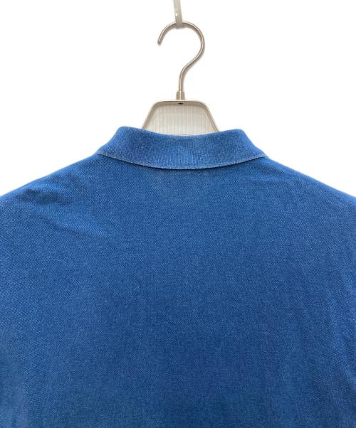 LACOSTE（ラコステ）LACOSTE (ラコステ) インディゴ ピケ ポロシャツ インディゴ サイズ:Ｌの古着・服飾アイテム