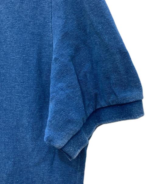 LACOSTE（ラコステ）LACOSTE (ラコステ) インディゴ ピケ ポロシャツ インディゴ サイズ:Ｌの古着・服飾アイテム