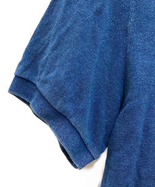 LACOSTE（ラコステ）LACOSTE (ラコステ) インディゴ ピケ ポロシャツ インディゴ サイズ:Ｌの古着・服飾アイテム
