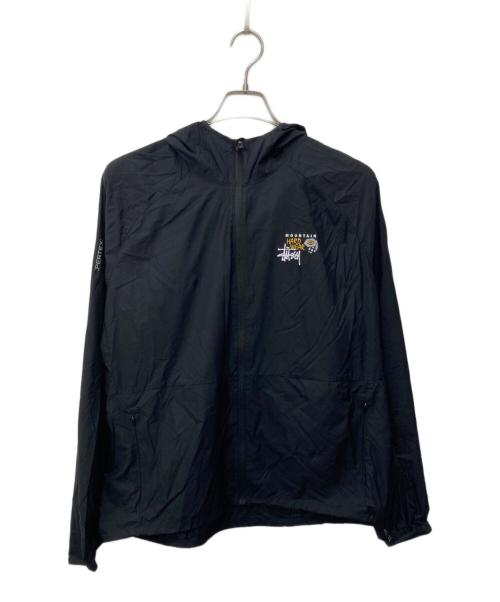 stussy（ステューシー）stussy (ステューシー) MOUNTAIN HARD WEAR (マウンテンハードウェア) KOR AIRSHELL JACKET ブラック サイズ:Mの古着・服飾アイテム