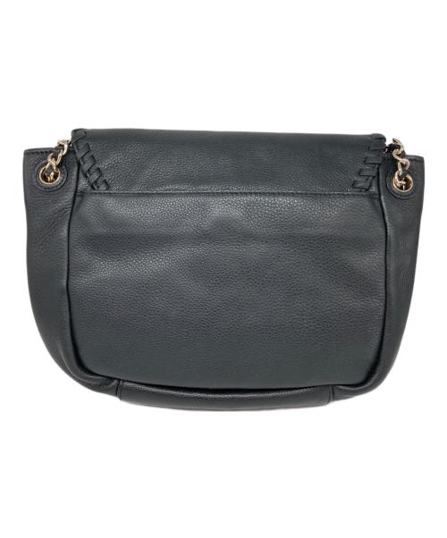 TORY BURCH（トリーバーチ）TORY BURCH (トリーバーチ) レザーショルダーバッグ ブラックの古着・服飾アイテム