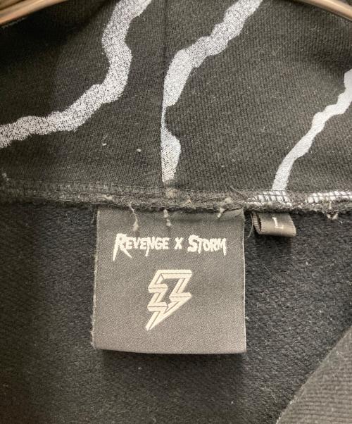 Revenge×storm（リベンジストーム）Revenge×storm (リベンジストーム) プルオーバーパーカー ブラック サイズ:Lの古着・服飾アイテム