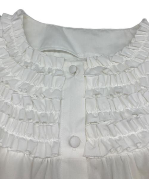 rosy monster（ロージーモンスター）rosy monster (ロージーモンスター) 長袖ブラウス ホワイト サイズ:Freeの古着・服飾アイテム