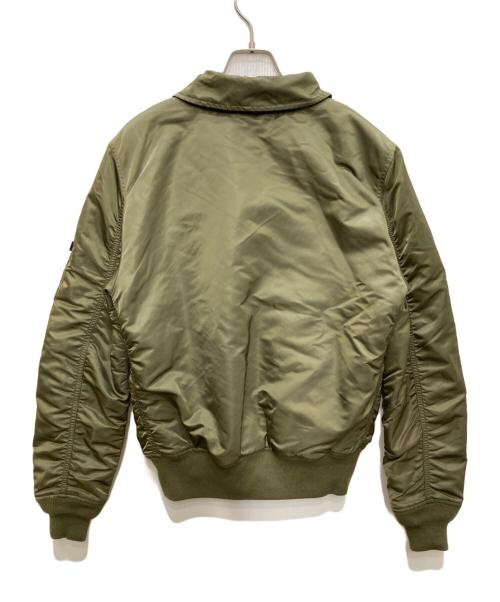 ALPHA（アルファ）ALPHA (アルファ) MA-1ジャケット オリーブ サイズ:Ｓの古着・服飾アイテム