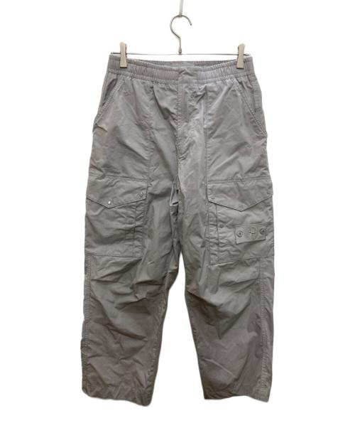 STONE ISLAND（ストーンアイランド）STONE ISLAND (ストーンアイランド) ALL-WEATHER COTTON CANVAS カーゴパンツ グレー サイズ:71㎝（W28㎝）の古着・服飾アイテム